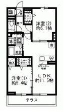 グラーティア相模原の間取り