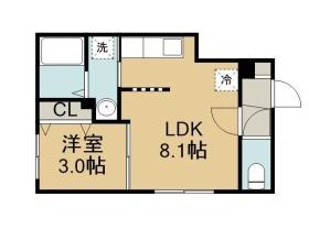 北広島市共栄町のマンションの間取り