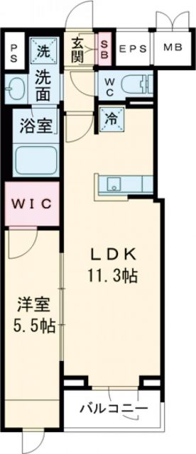 RJRプレシア大森北の間取り