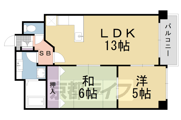 カーサグラン御池の間取り