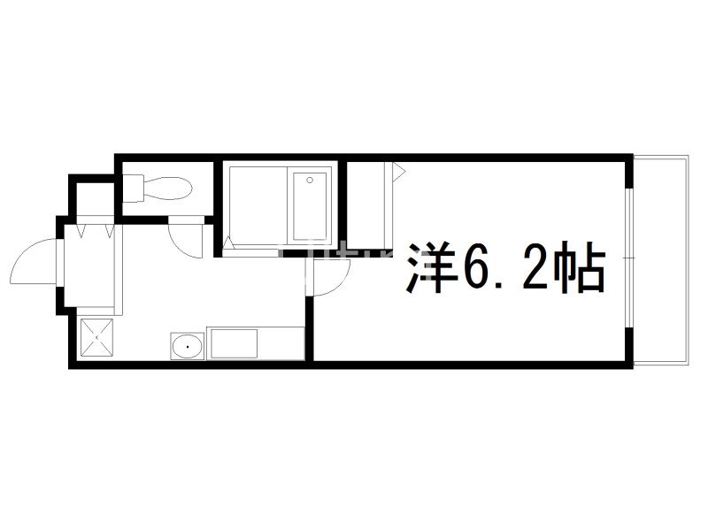 SHICATA SIX BLDGの間取り