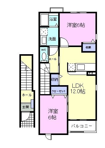 エテルノトモエの間取り