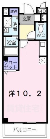 交野市星田のアパートの間取り