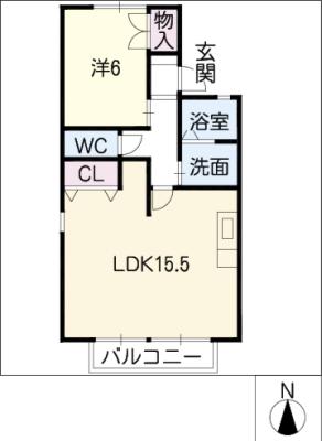 ボナール山田の間取り