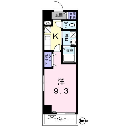 プラステ東島田の間取り