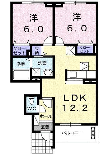 ベルデ　ブリッサIIの間取り