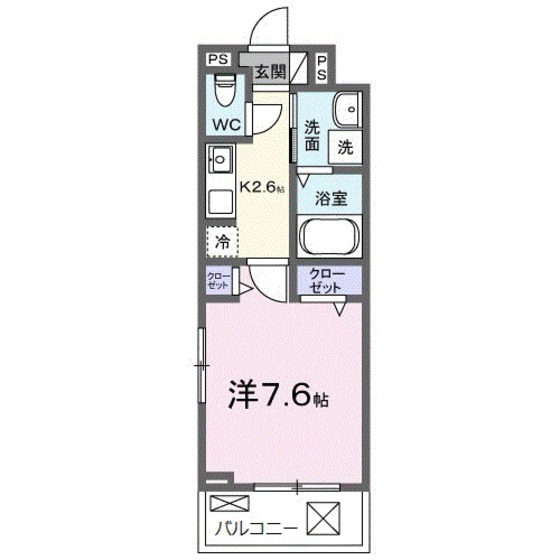 府中町鶴江アパートの間取り