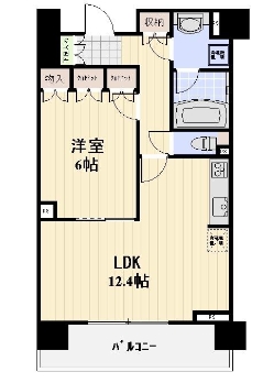 大田区大森西のマンションの間取り