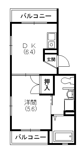 Ｋ＆Ｈの間取り