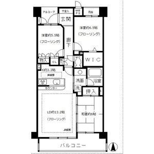 レジディア白壁東の間取り