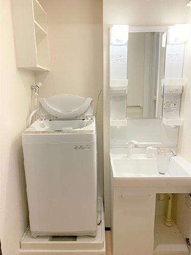 洗面設備　設備・仕様は号室により異なる為、現況を優先致します。