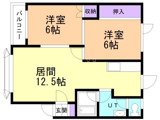 ハイツ５・８の間取り