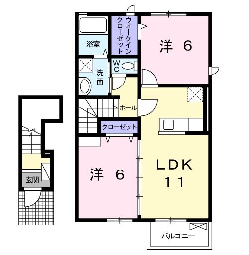 アミーチ IVの間取り写真