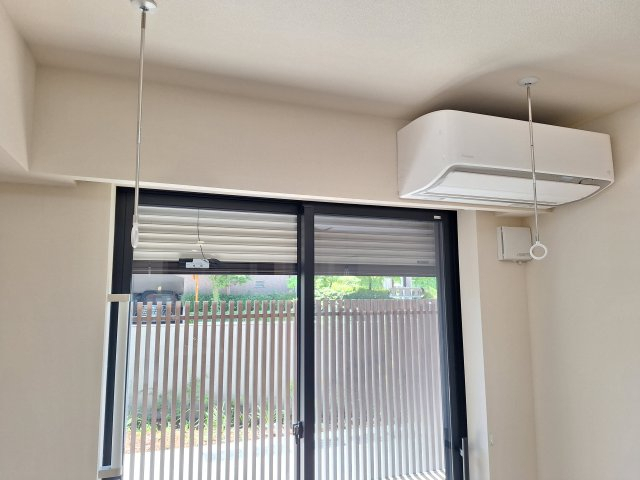 その他設備　室内でもしっかり乾く物干し