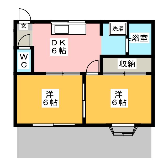 コーポファミリーの間取り