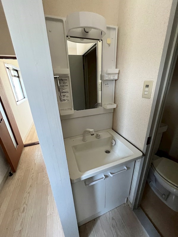 洗面設備　広い洗面スペース