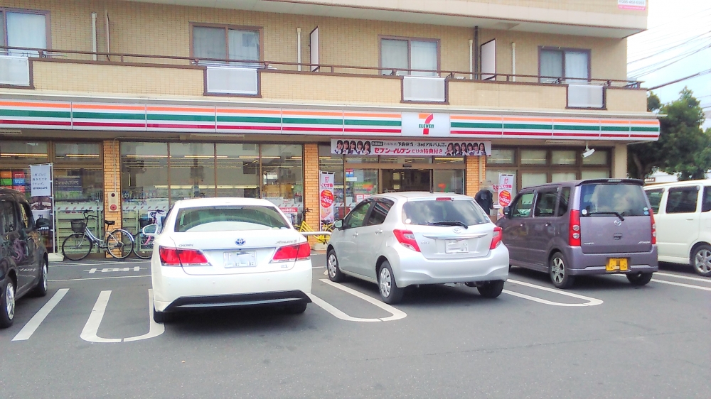 コンビニ　セブンイレブン倉敷中庄駅前店（コンビニ）まで454m