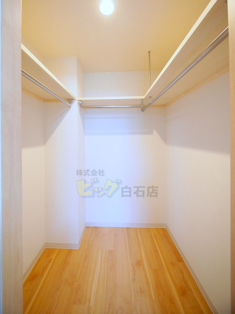 収納　広々ウォークインクローゼット付きです♪