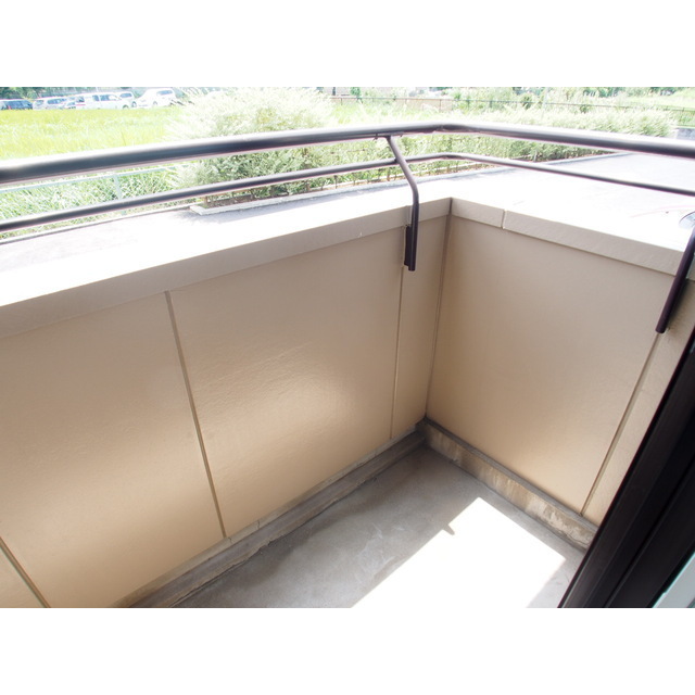 バルコニー　退去前の写真です。