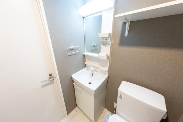 洗面設備　独立洗面化粧台付き