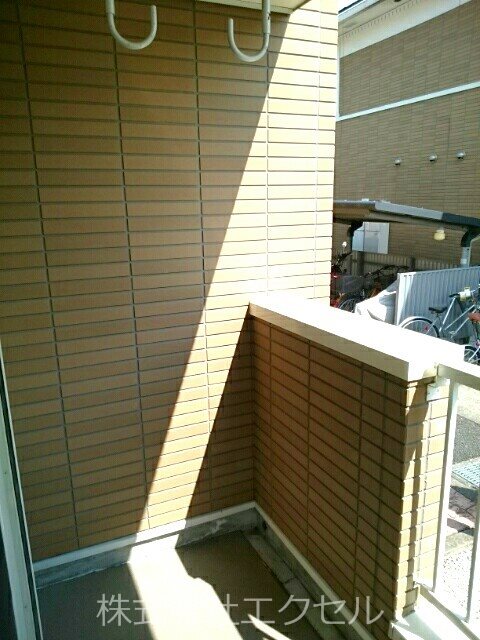 バルコニー　日当たり良好です。