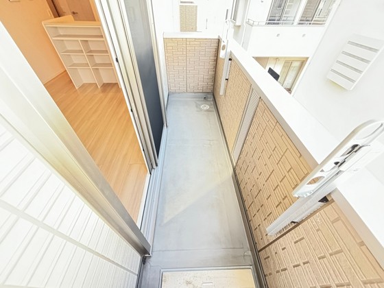 バルコニー　※別部屋の写真です
