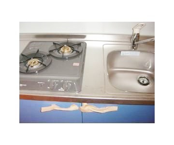 キッチン　【女性のお一人暮らしでも安心のセキュリティ♪】住環境良好！