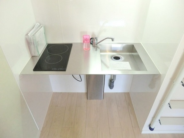 キッチン　掃除のしやすいIHコンロ付きキッチンです♪