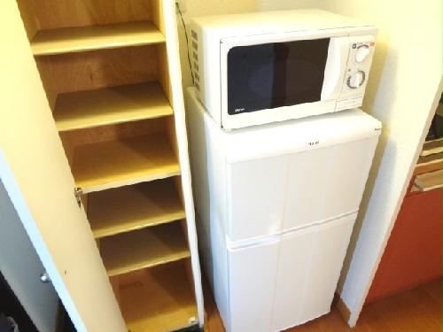 その他設備　電子レンジ・冷蔵庫・シューズボックス