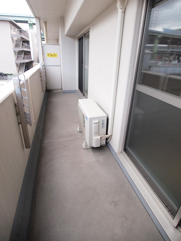 バルコニー　日当たりも良好。