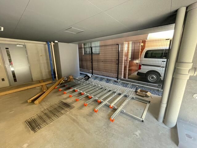 駐車場　駐輪場です。