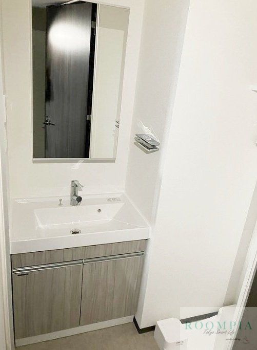 洗面設備　※同タイプの別のお部屋です。