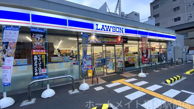コンビニ　ローソン新町四丁目店（コンビニ）まで173m