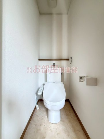 トイレ　ゆったりとした空間のトイレです