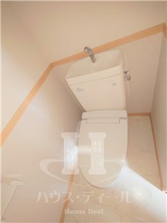 トイレ　ゆったりとした空間のトイレです