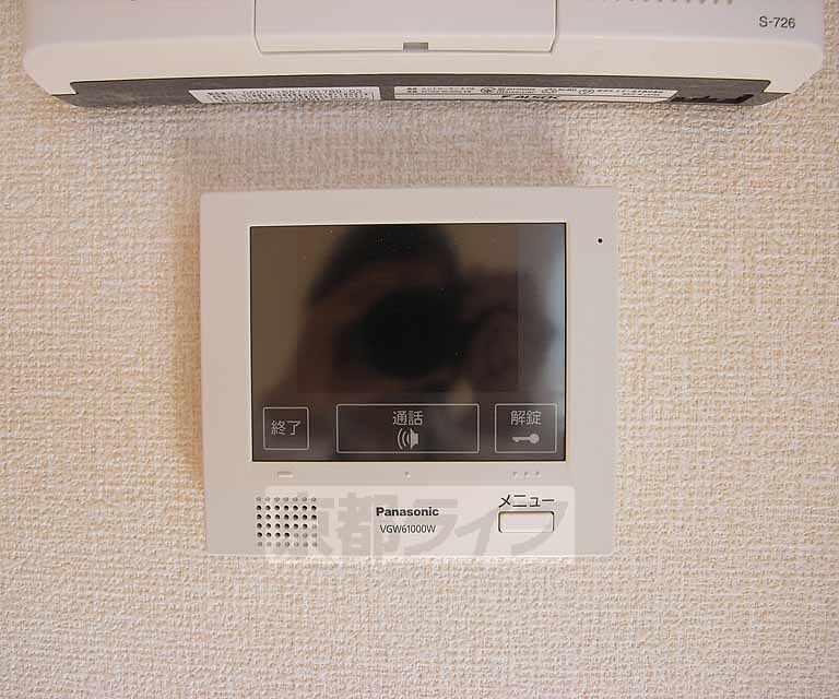 セキュリティ　訪問者の顔が確認できますよ