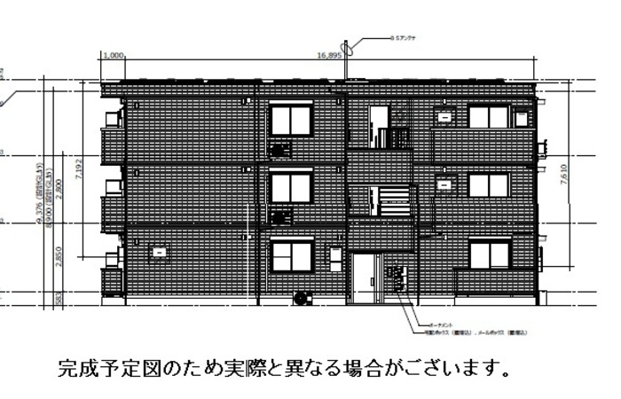 建物外観　完成予想図
