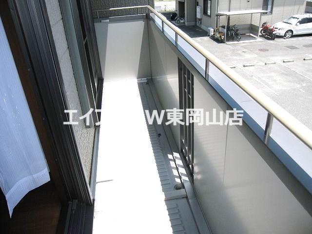 バルコニー　別のお部屋の写真です。実際とは異なります。