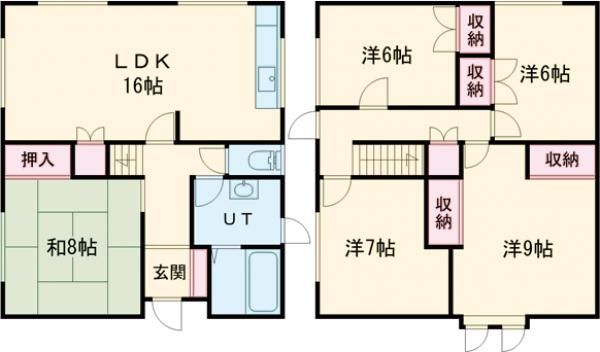 日吉町1丁目15番戸建の間取り写真