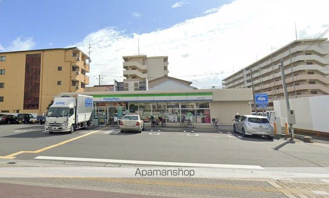 コンビニ　ファミリーマート矢田一丁目店（コンビニ）まで411m