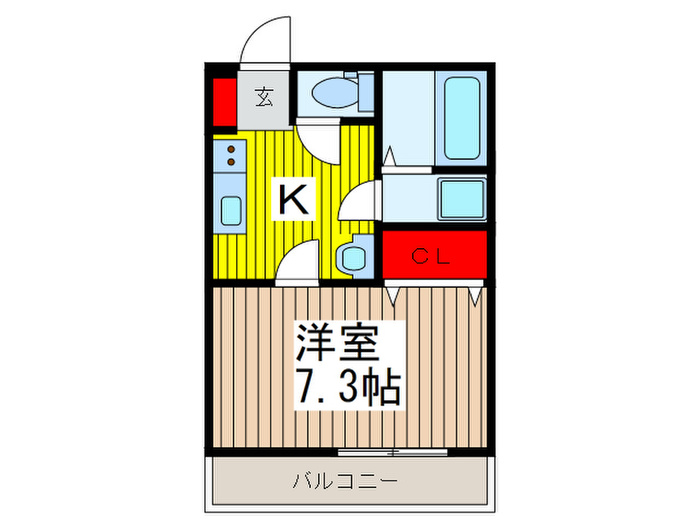 ルピナス川口の間取り写真