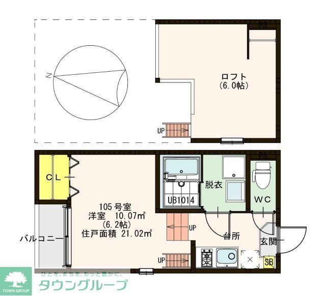 Comfort西中島の間取り写真