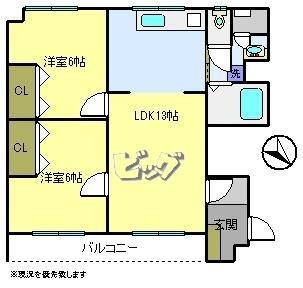 滝川駅前テラスハウスの間取り写真