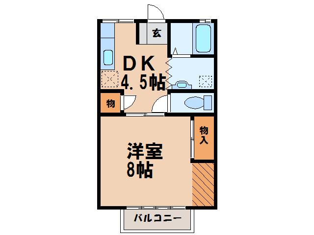 コンフォートハイツの間取り写真