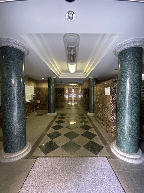 地下鉄空港線 赤坂駅 徒歩4分 14階建 築29年の外観写真