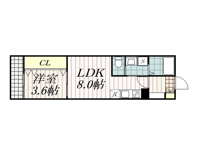 京成千原線 千葉寺駅 徒歩6分 3階建 築1年の間取り写真