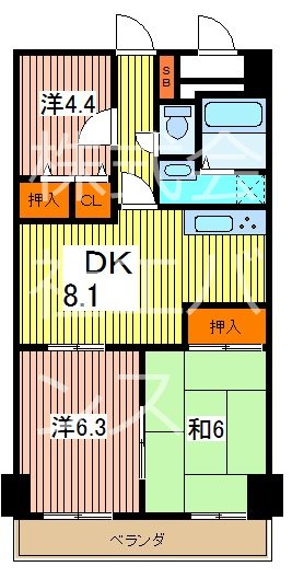 グランシエロ川口本町の間取り写真