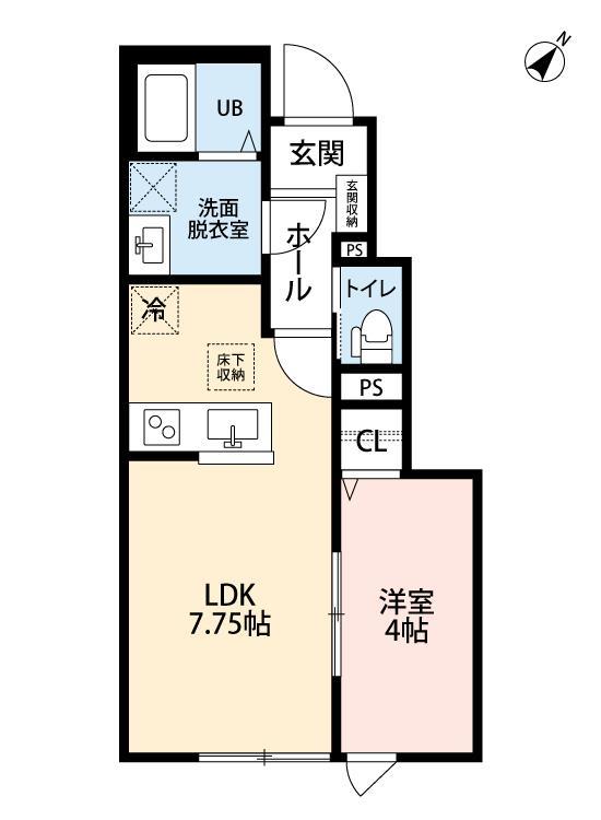 リーブルファイン相模原共和IIの間取り写真