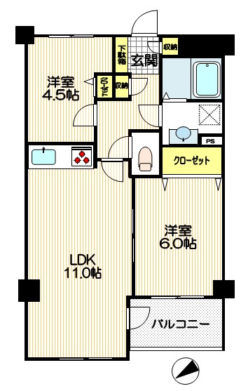 グランドメゾン調布小島町の間取り写真