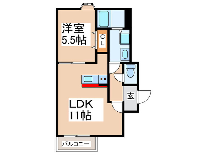 グリ-ンヒルズの間取り写真